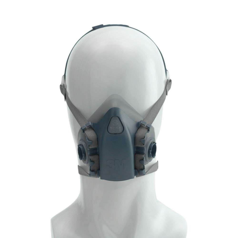 3M 7502 MEDIUM Half Face Resuable Face Mask Respirator, Medium 4