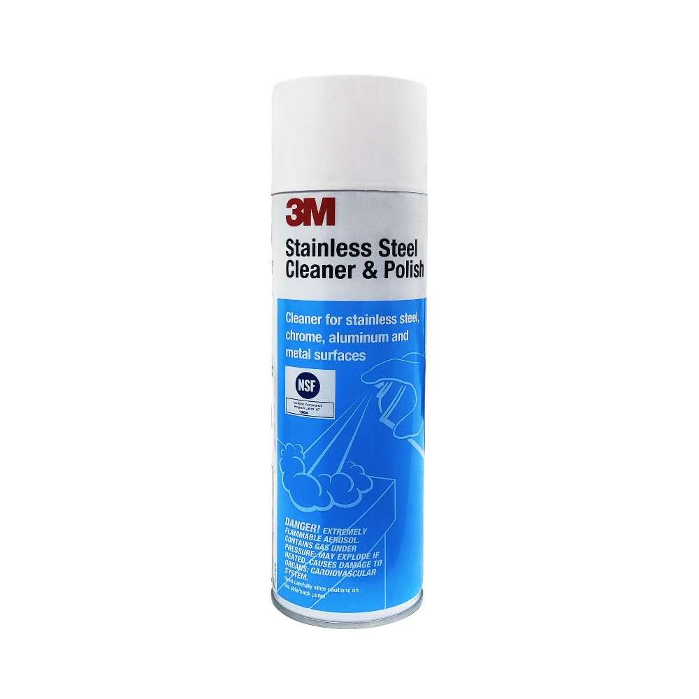 3M Stainless Steel Cleaner And Polish Silver 600ml 0