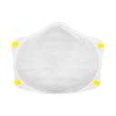 كمامة مخروطيّة (Makrite) موديل (9600-N95) بطبقة خارجية بيضاء تباع (20PCs/pack) 0
