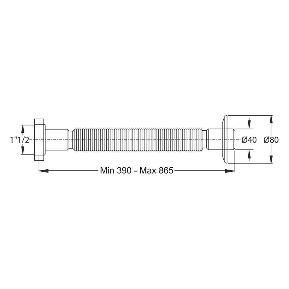 Italian 1 1/2" Flexible Magic Hose 1