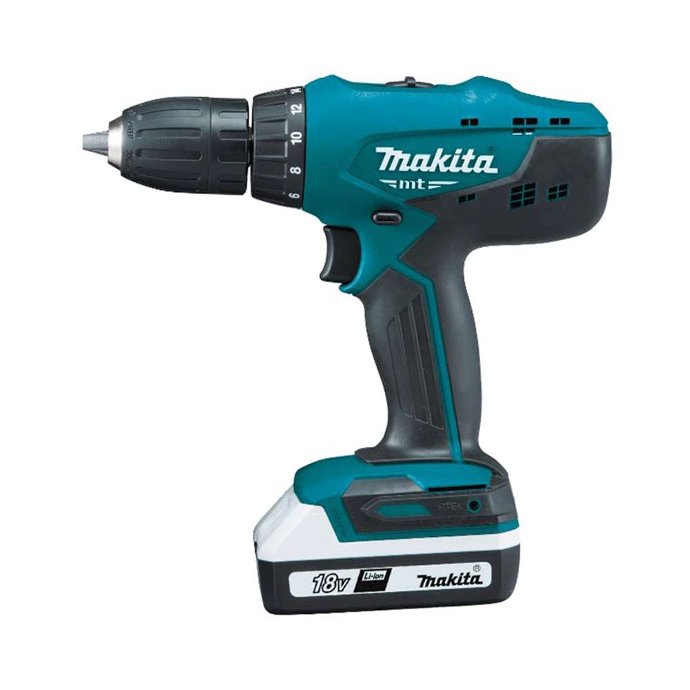 Makita MT Blue M6301DWEB 13mm 18V Li Ion Cordless Driver Drill 0