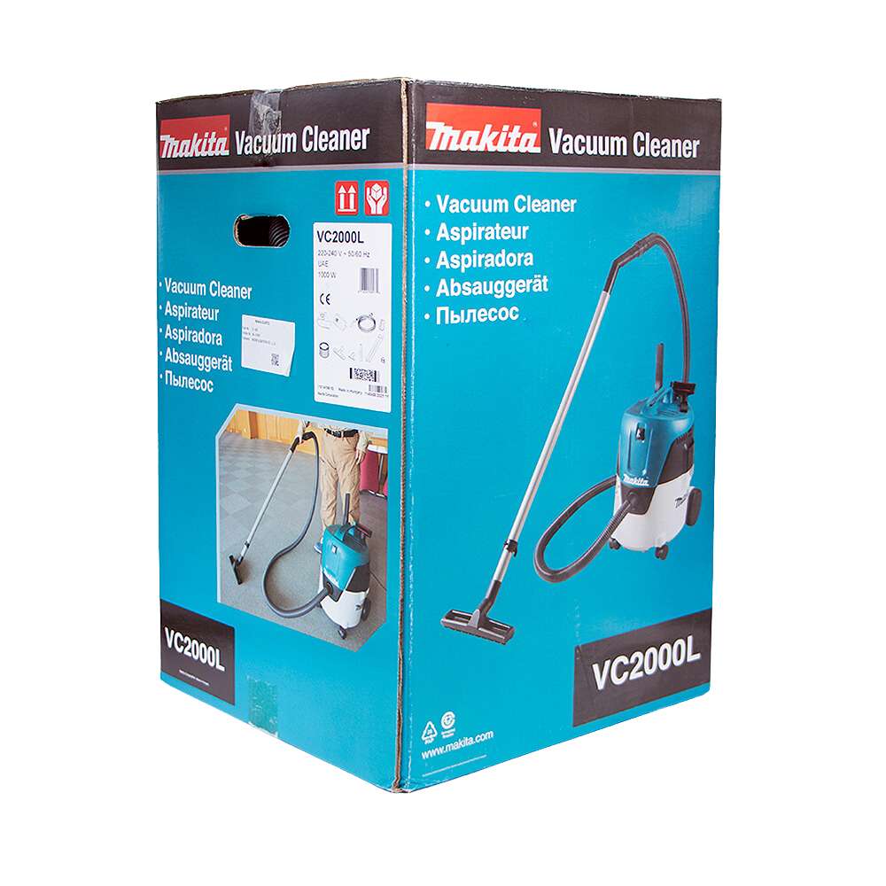 Makita VC2000L Vacuum Cleaner 20L Capacity 210 Bar Suction 10