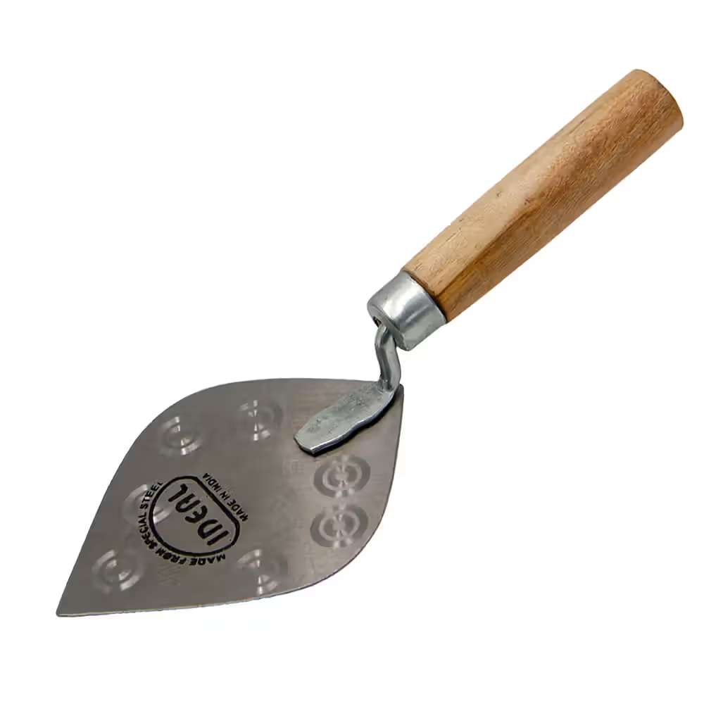 Point-Nosed Mason Trowel Beige/Silver - 5" 0