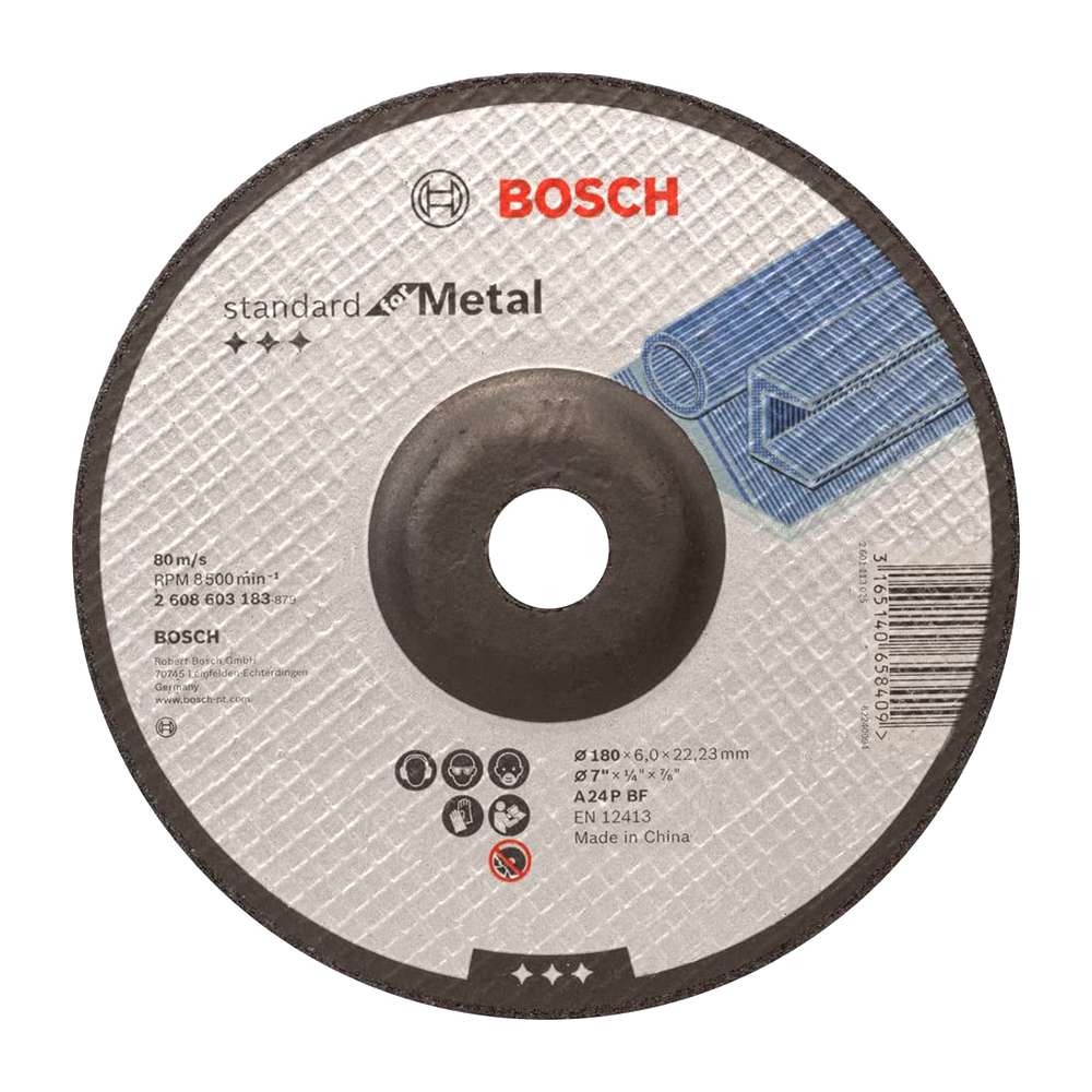 Bosch 2608603183 180mm Metal Grinding Disc 0