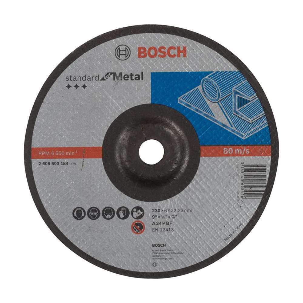 قراص جلخ المعادن بوش (bosch) قياس (230mm) موديل (2608603184) 0