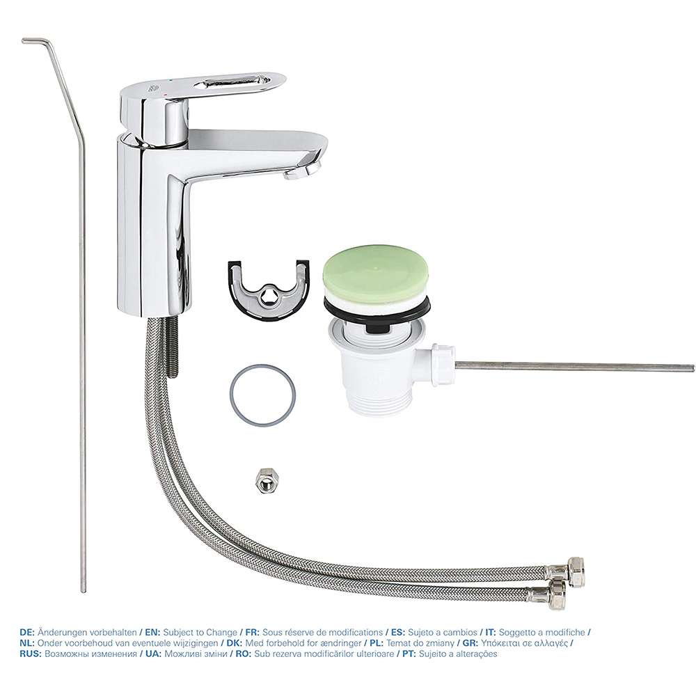 Grohe 1/2" Bauloop Single-Lever Basin Mixer 4