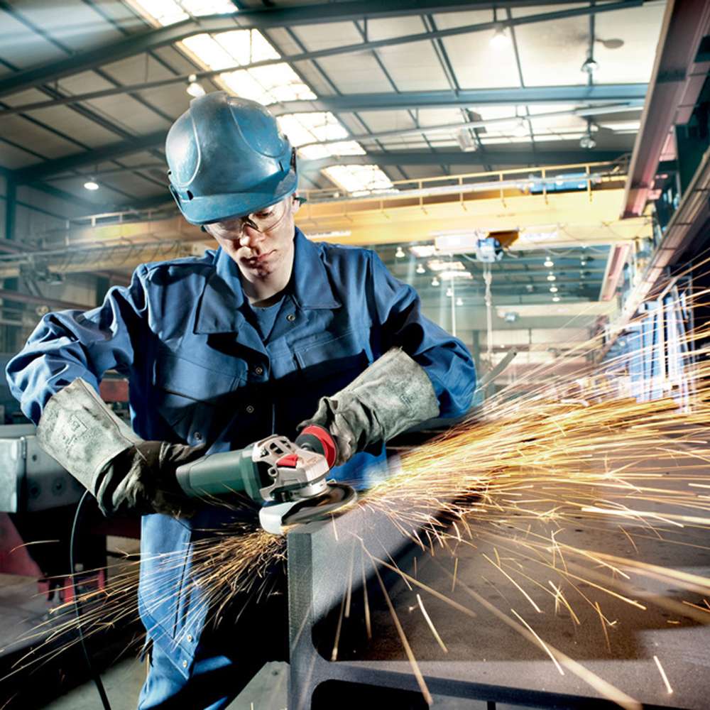 الجلاخة الزاوية السريعة ميتابو (WEV 15-125) قياس (5") استطاعة (1550W) مع التحكم بالسرعة و القفل السريع تعمل بكهرباء (220-240V) موديل (600468000) 1