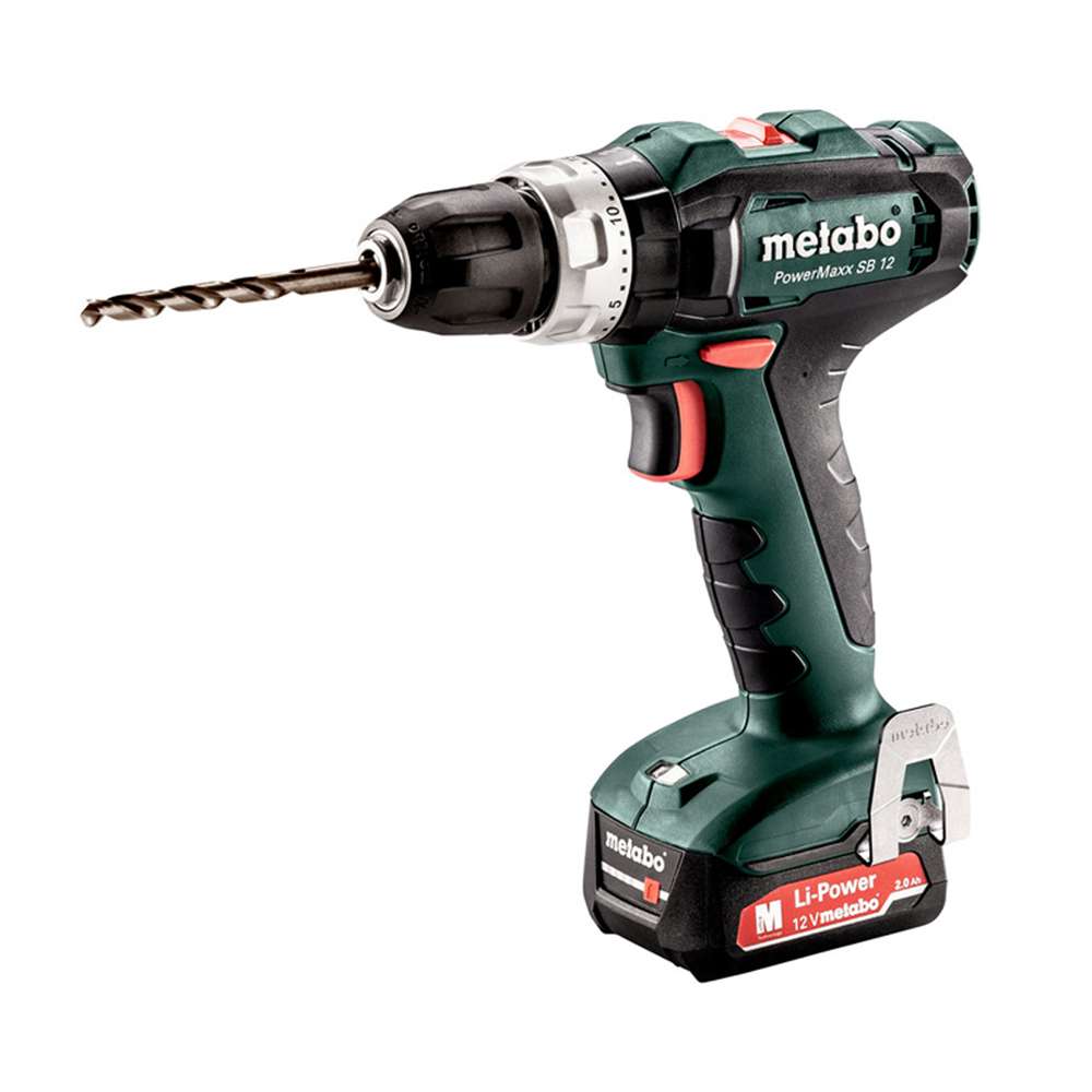 Metabo PowerMaxx SB 12 (601076500) 12V Cordless Hammer Drill
