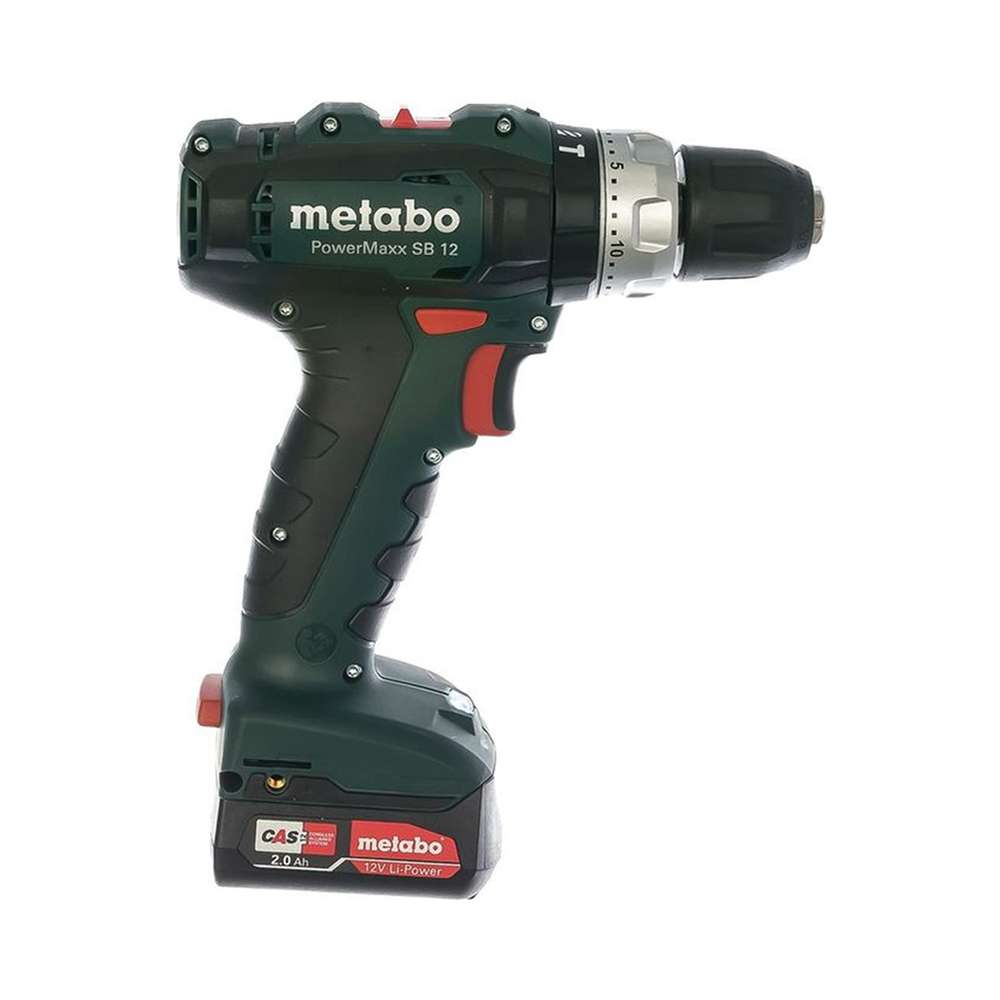 المثقاب المطرقي اللاسلكي ميتابو (PowerMaxx SB 12) يعمل ببطارية (12V) موديل (601076500) 1