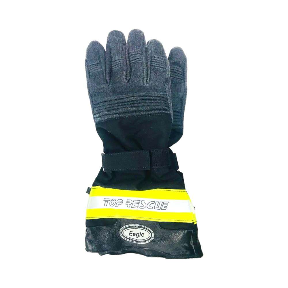 Chiba X Mark Fire Fighting Gloves Class II, Black,1Pair/pack 0