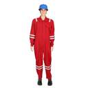DuPont NAJ Nomex IIIA Flame Retardant 155GSM Coverall, Red, Medium 0