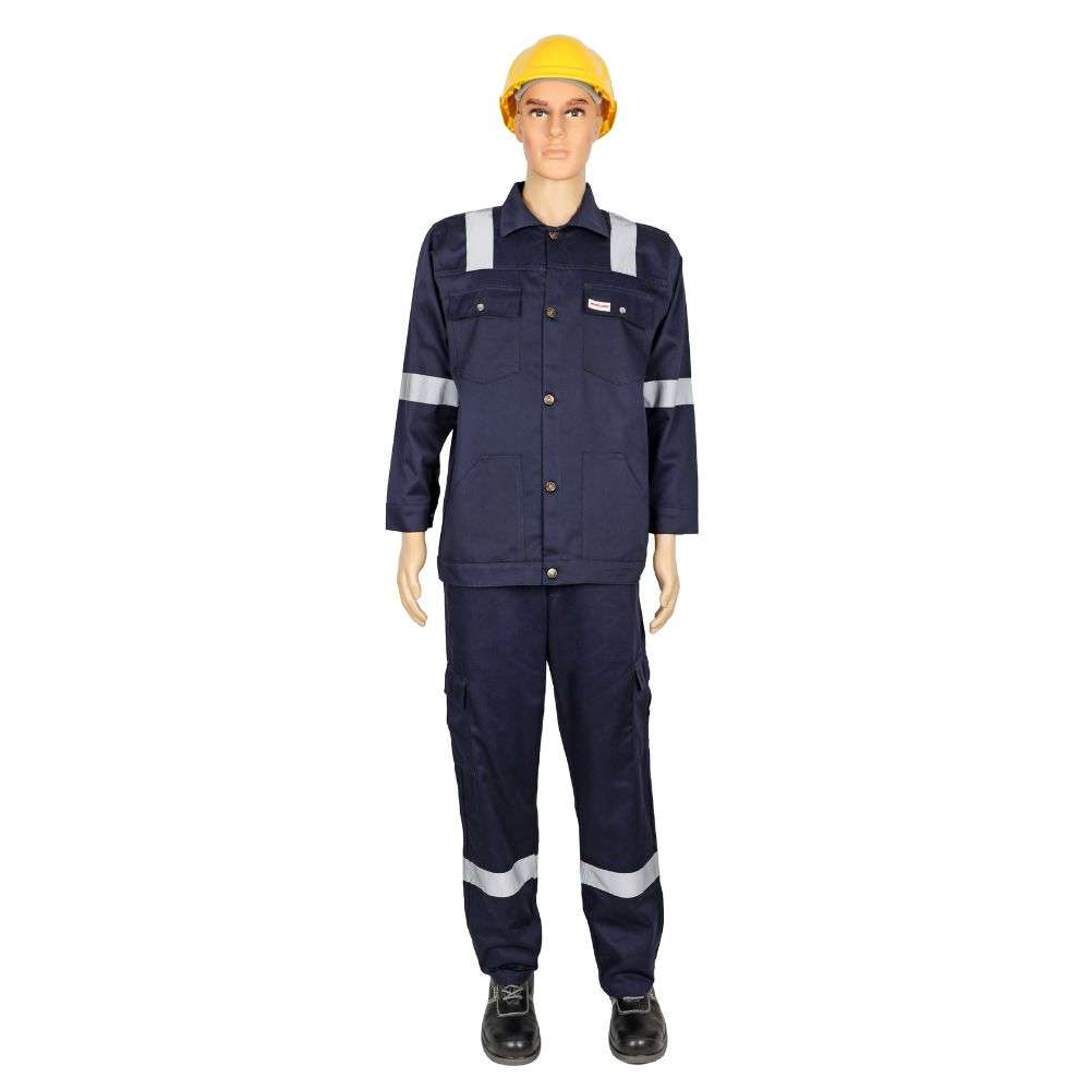 Workland NBC 200GSM Cotton Pant & Shirt, Navy Blue, Large 0