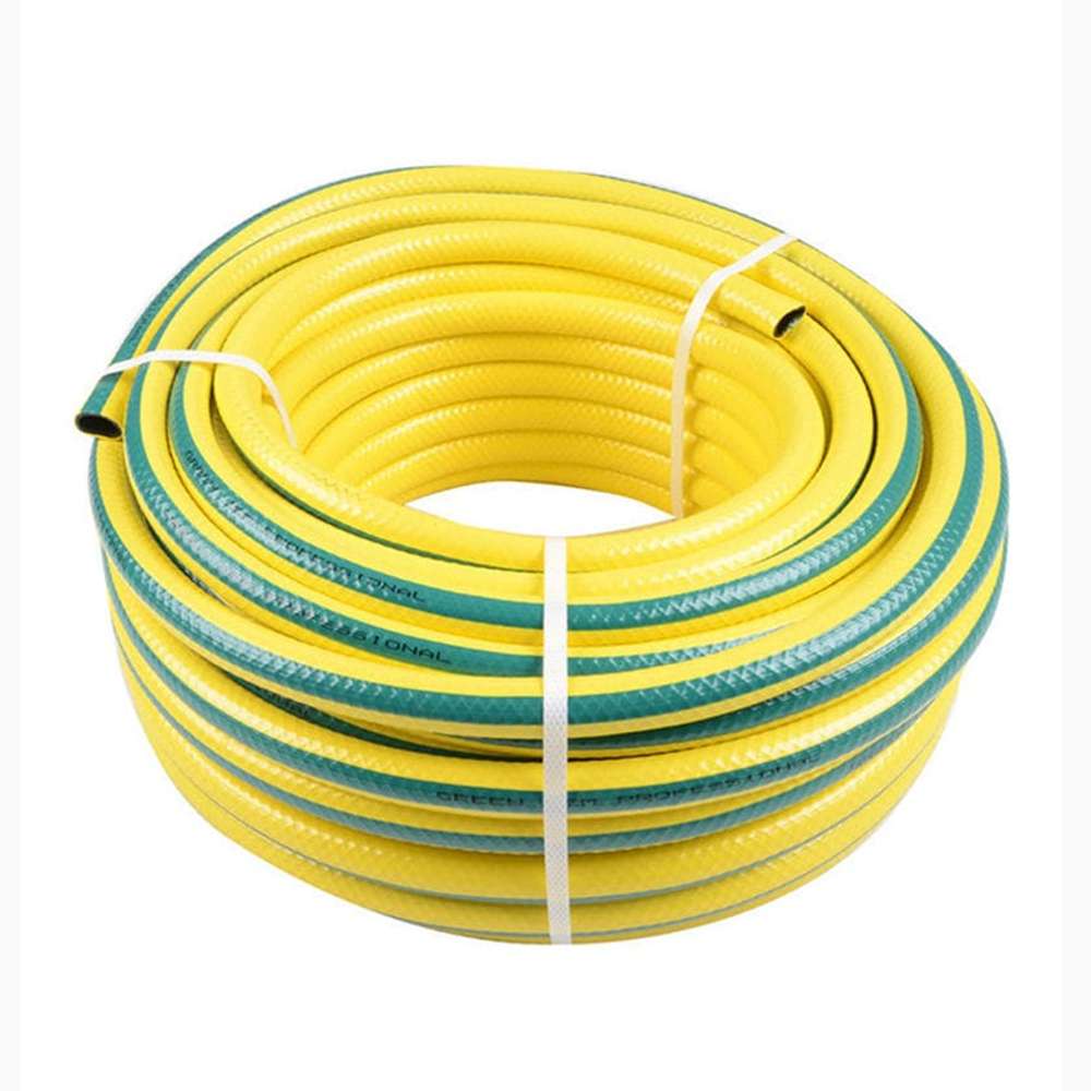  الخرطوم (PVC) شديد التحمل ( إماراتي الصنع ) لون ( Yellow ) طول ( "3/4 ) قياس ( 50m )  1