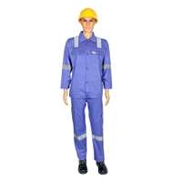 Workland Cotton Pant & Shirt Set, 200 GSM, Durable Workwear, Petrol Blue, 3XL