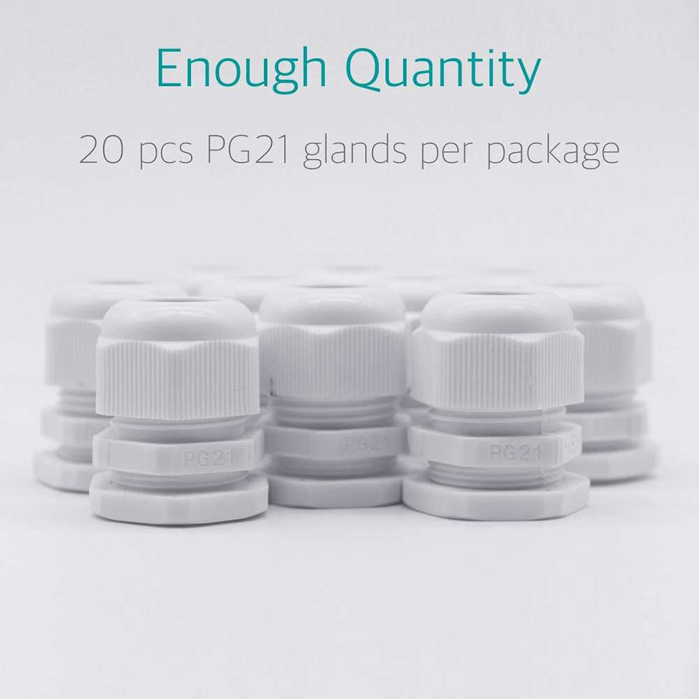 21mm PVC PG Cable Gland - Per Pcs 5