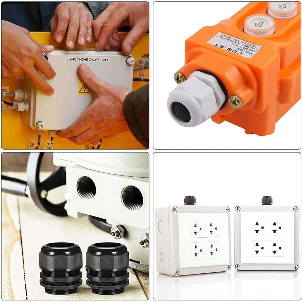 25mm PVC PG Cable Gland - Per Pcs 3