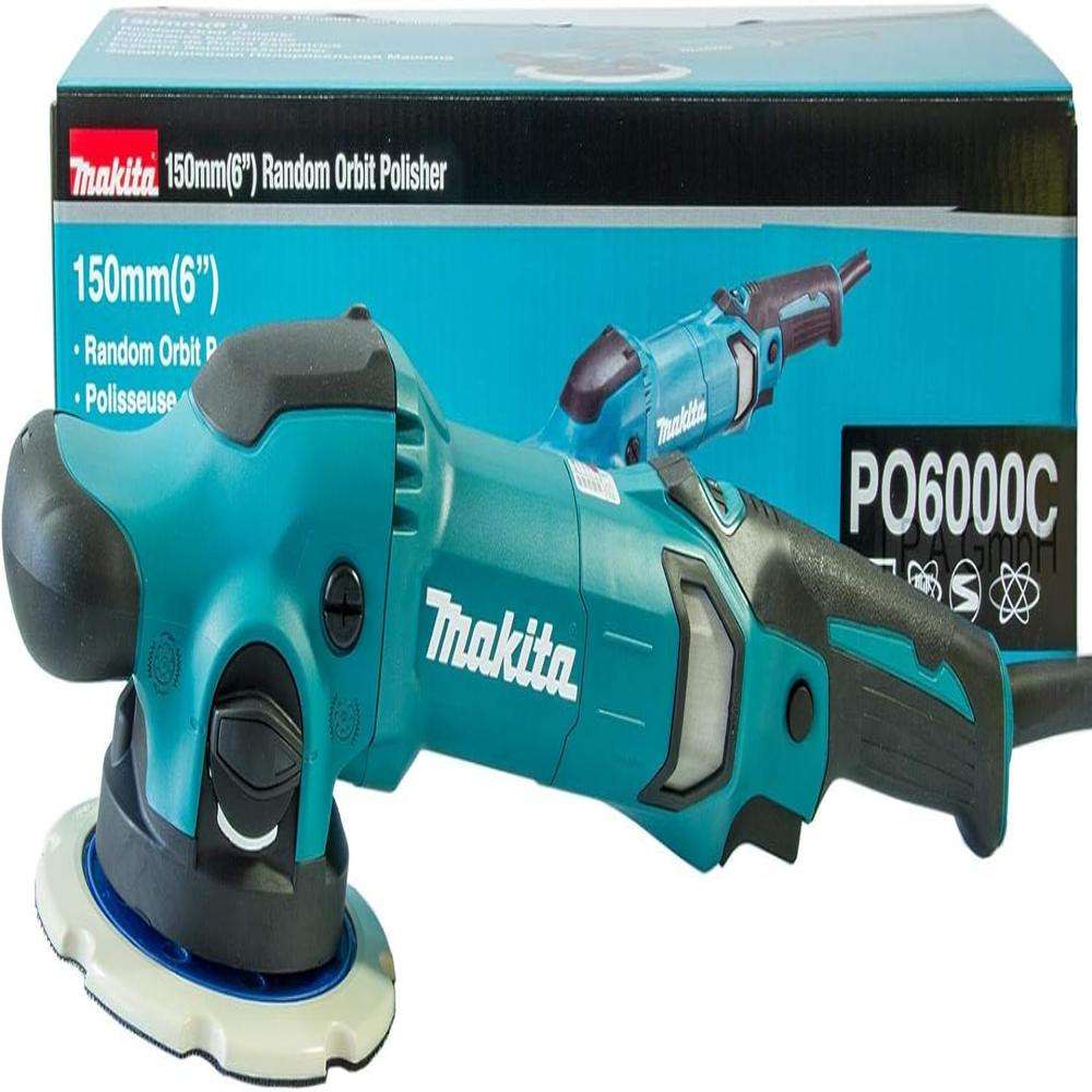 Makita PO6000C Random Orbital Polisher 150mm 900W 680-2200RPM 1