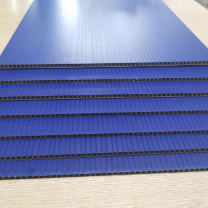 0.9m x 2m x 3mm Polypropylene Sheet Blue 1