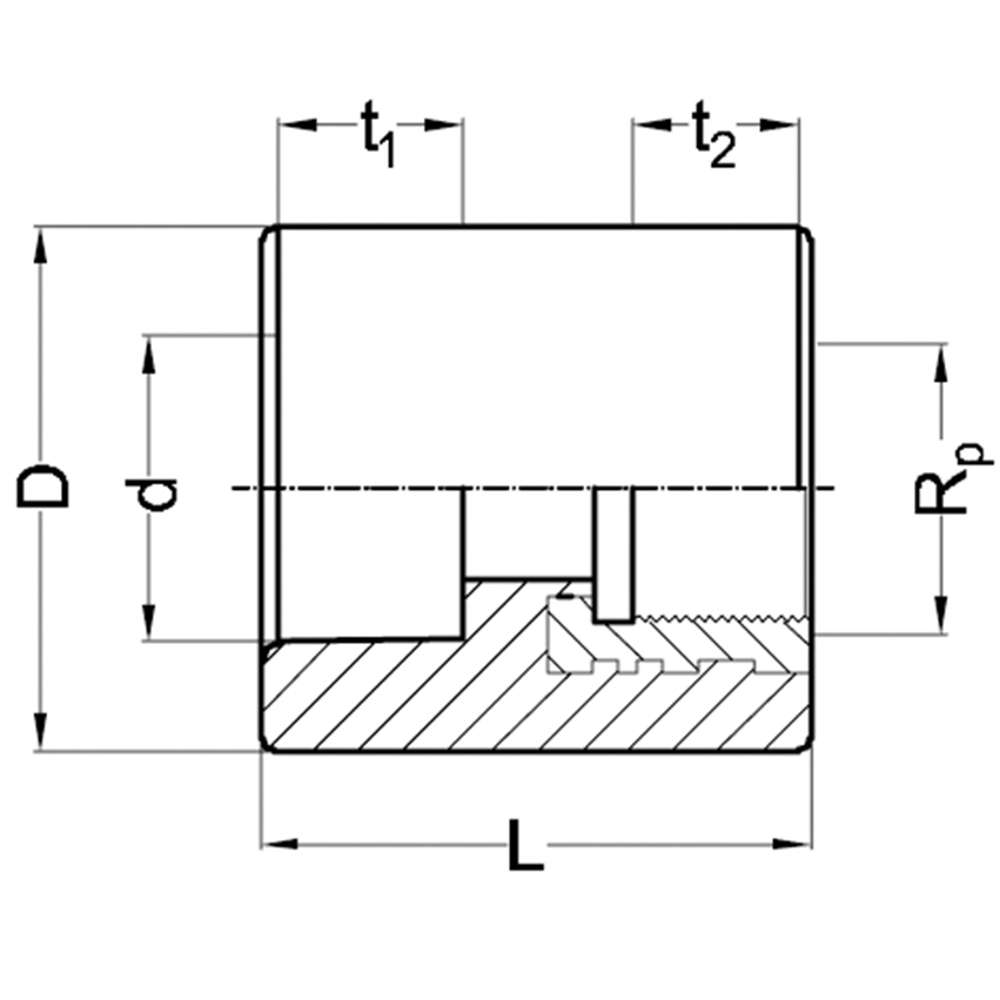 Wefatherm 25 x 1/2" PPR Female Socket 1