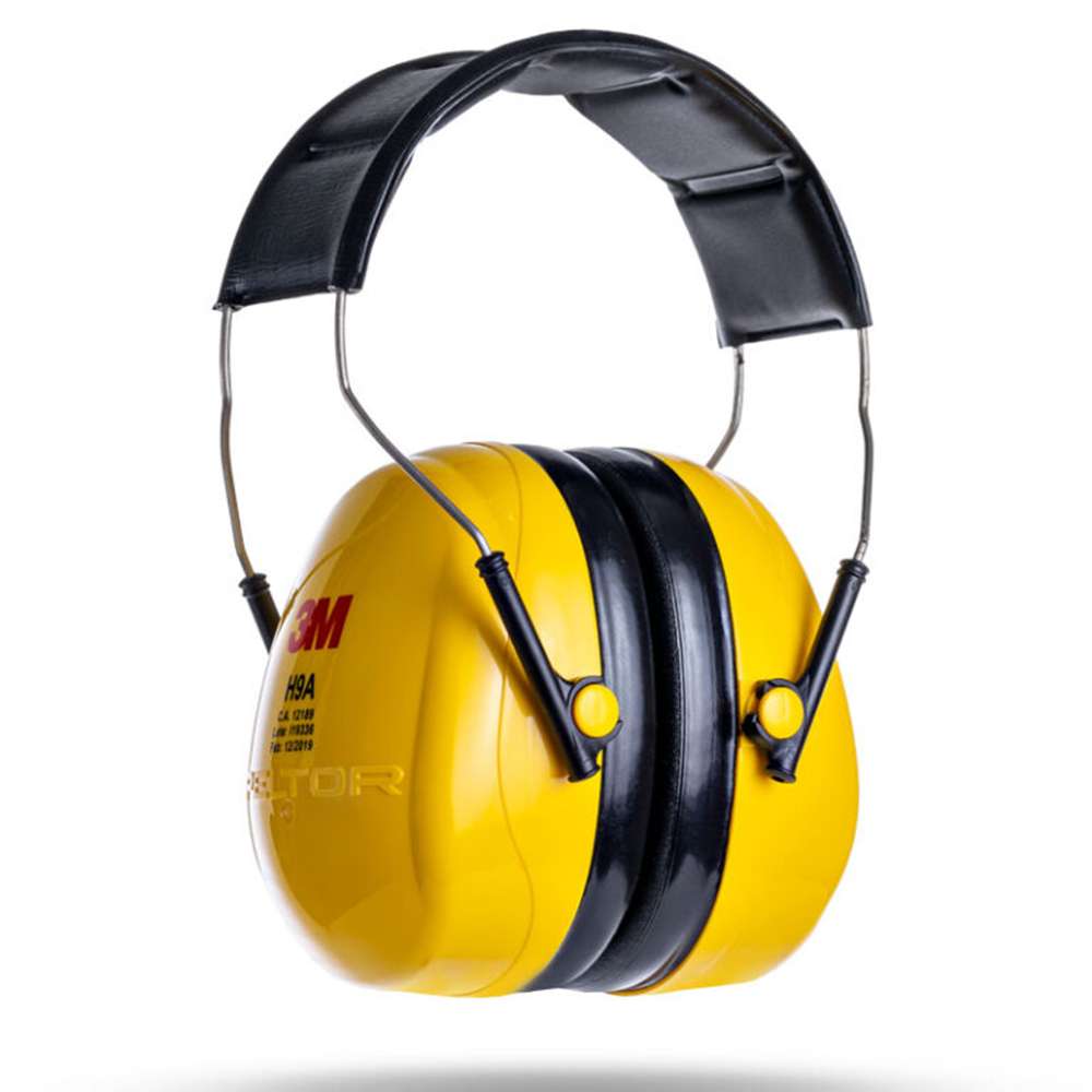 3M PELTOR Optime 98 H9A Earmuffs, Yellow 2