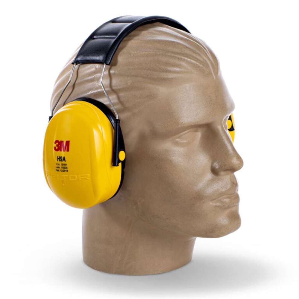 3M PELTOR Optime 98 H9A Earmuffs, Yellow 7