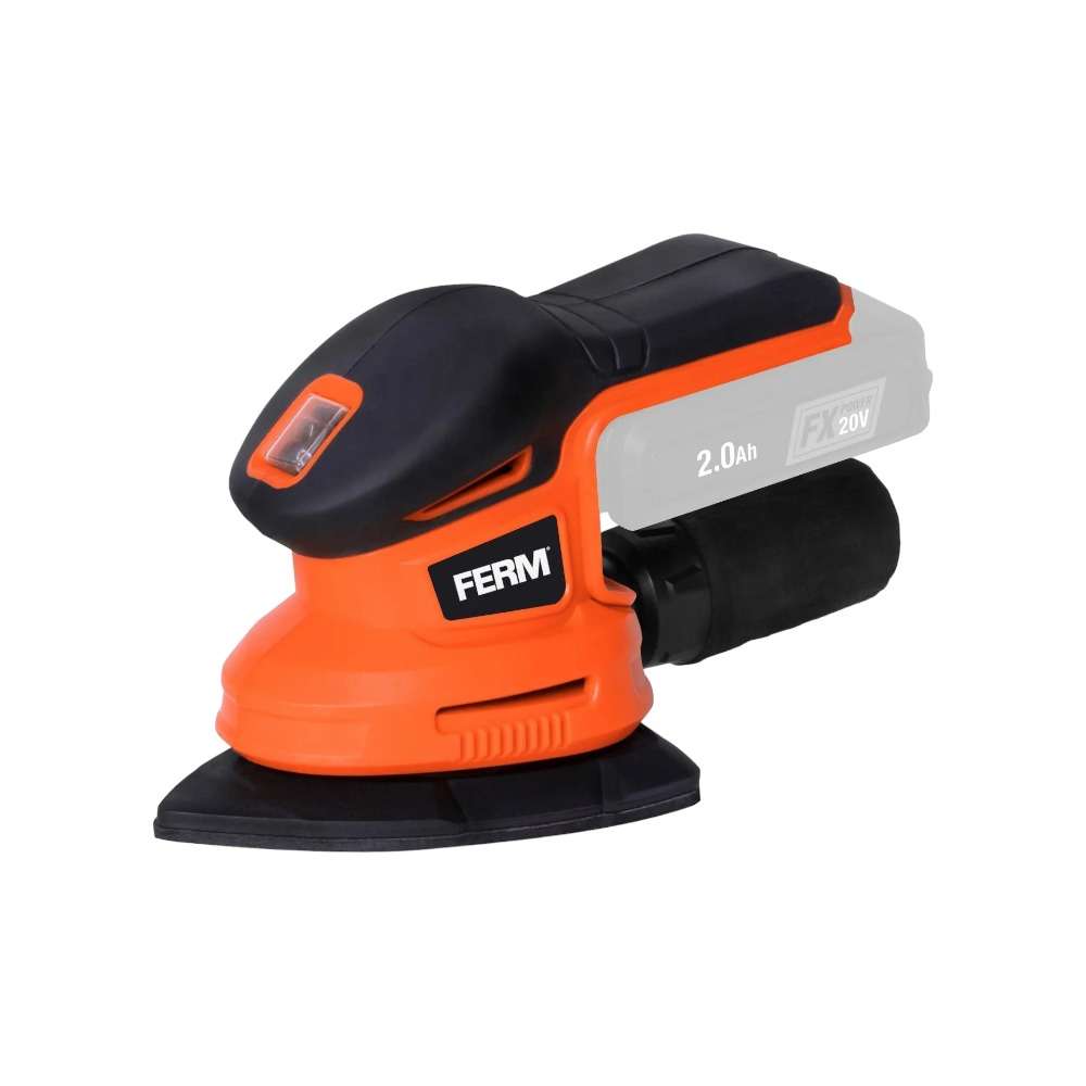FERM PSM1033 20V Detail Palm Sander, Excluding Battery and Charger 0