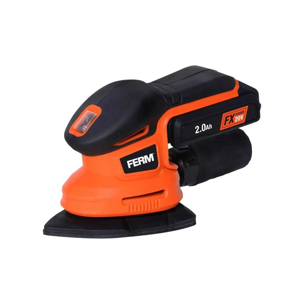 FERM PSM1033 20V Detail Palm Sander, Excluding Battery and Charger 1
