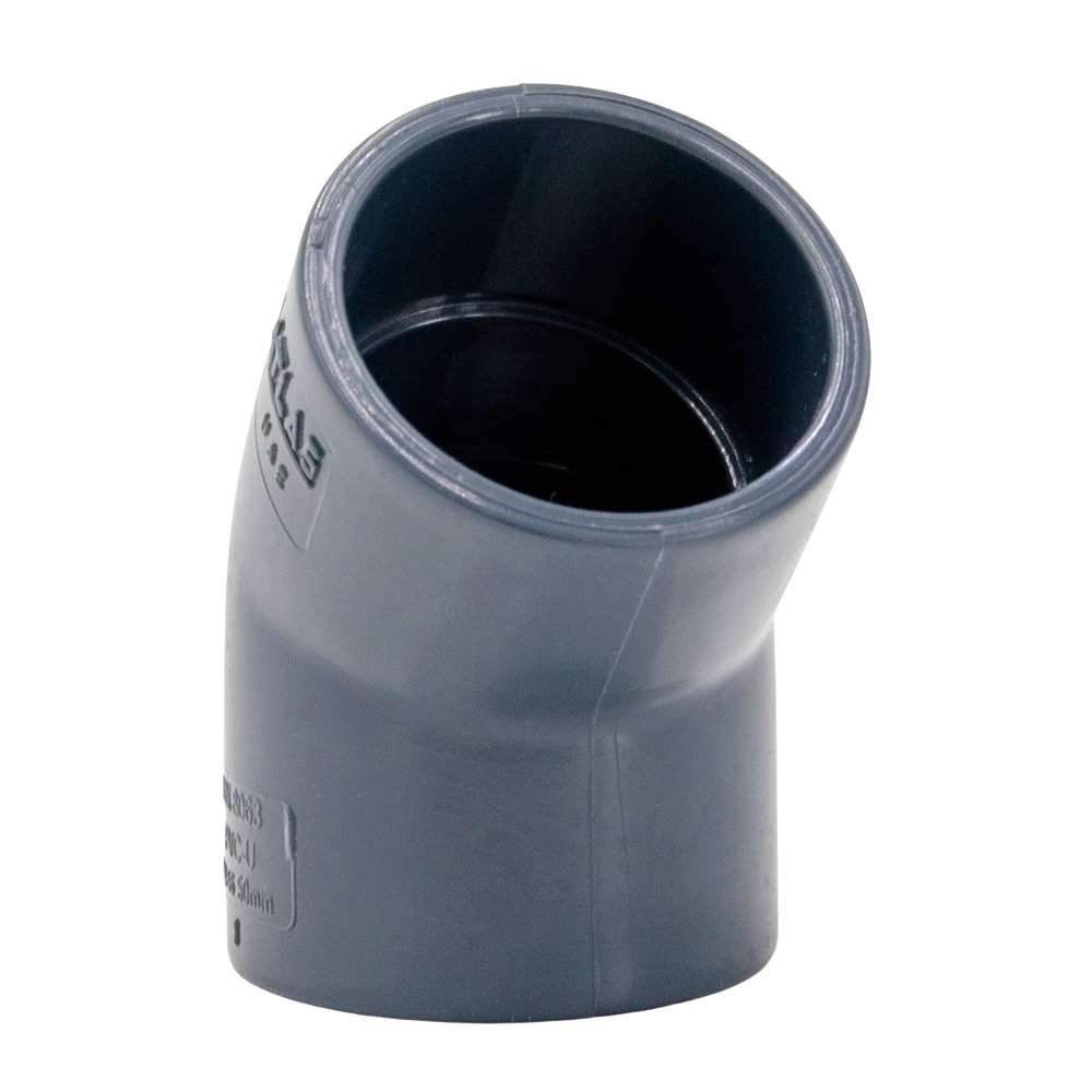 Atlas 1 1/4" x 45 Degree PVC Elbow 1