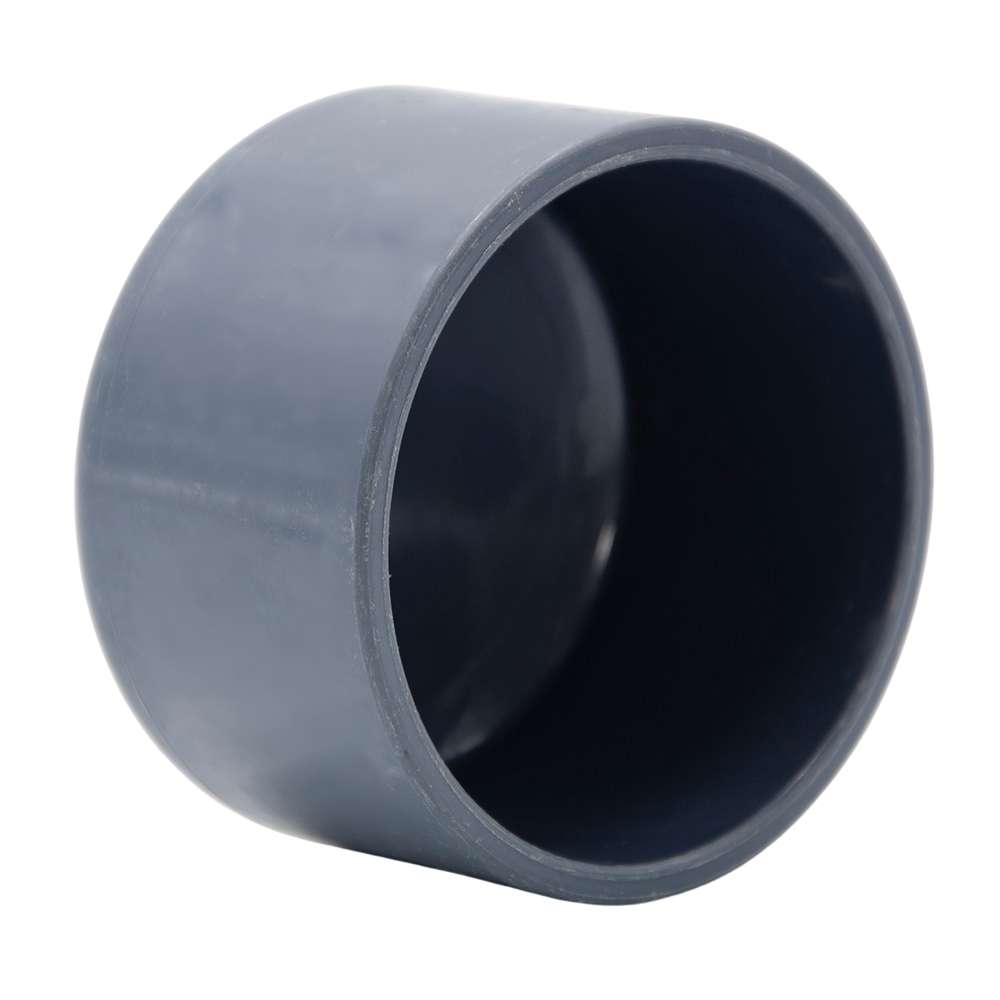 غطاء نهاية الأنابيب  قياس (90mm) المصنوع من البلاستيك (PVC) بالحماية العالية من أشعة الشمس يباع بالقطعة  1