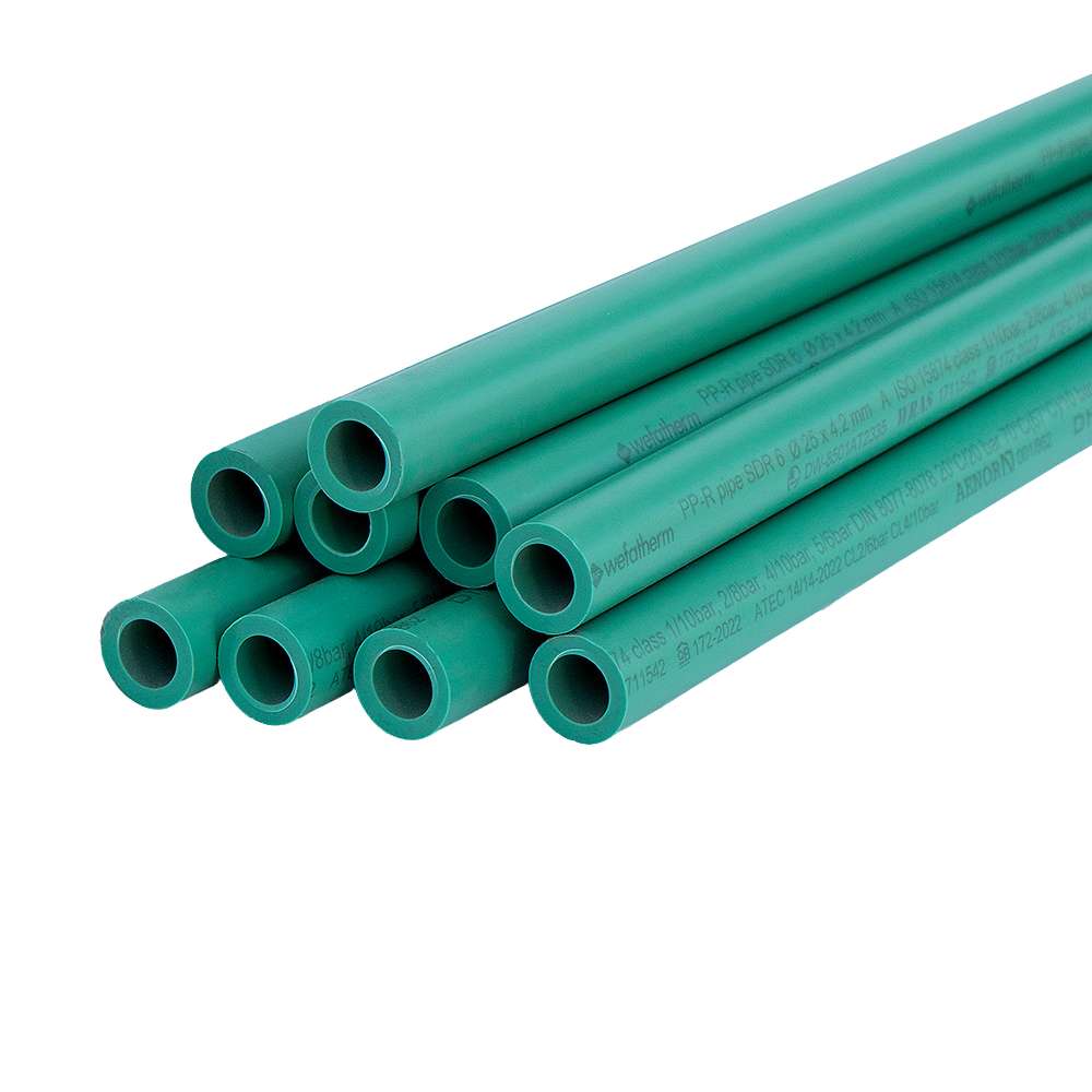 أنابيب البلاستيك (wefatherm) المصنوعة من البولي بروبلين (PPR) قياس (25mm) طول (4M)  3