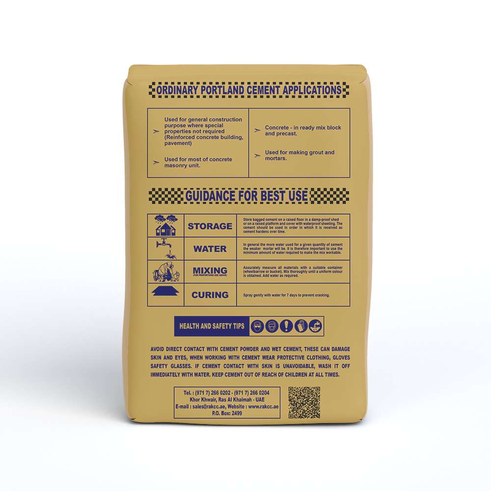 RAK (OPC) Ordinary Portland Cement - 50Kg 1