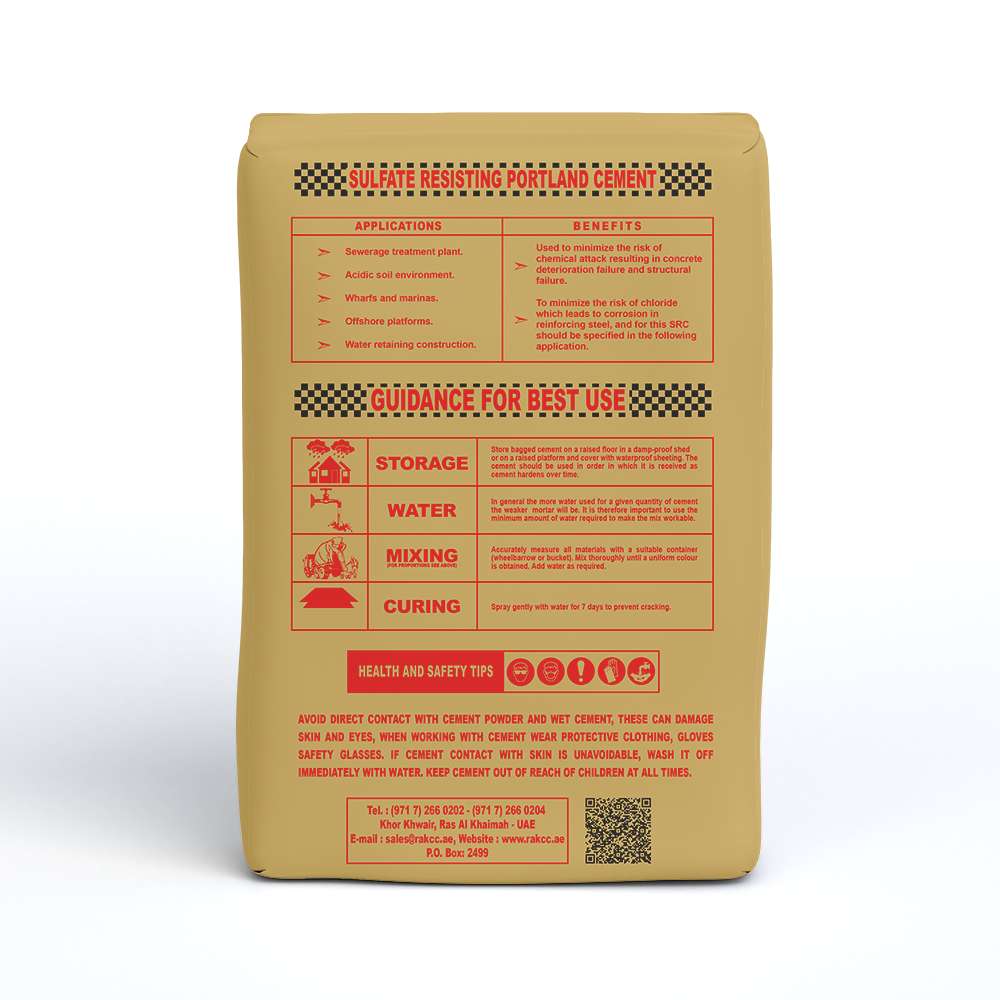 RAK 50Kg Sulfate-Resistant Portland Cement 1