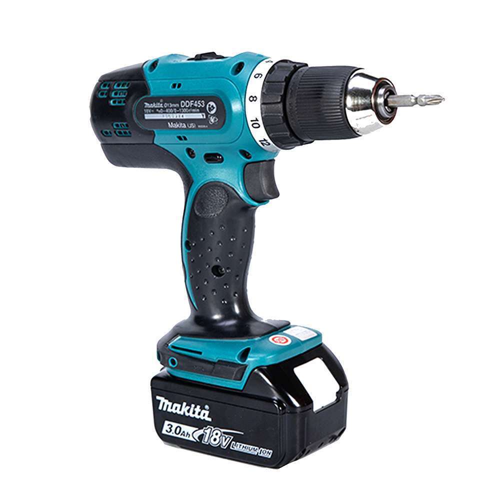 Makita DDF453RFE 13mm Rechargeable Cordless Drill Driver LXT 2