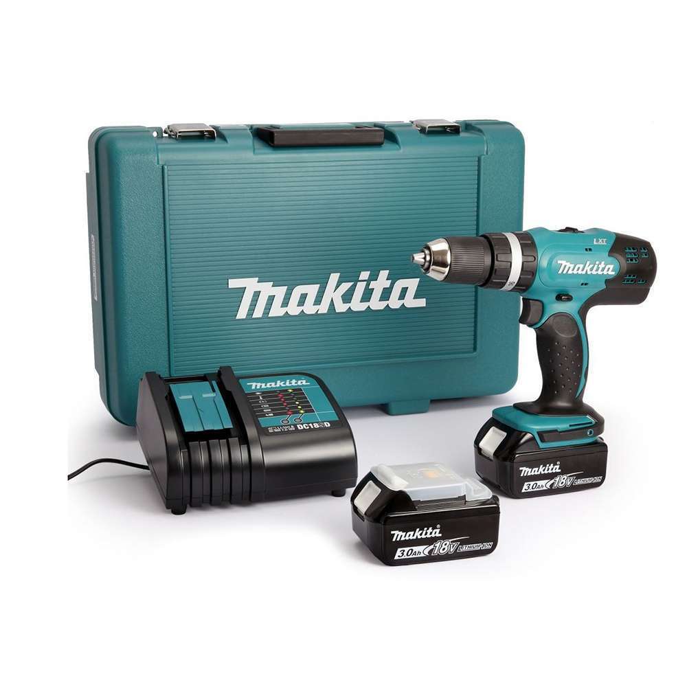 Makita DDF453RFE 13mm Rechargeable Cordless Drill Driver LXT 0