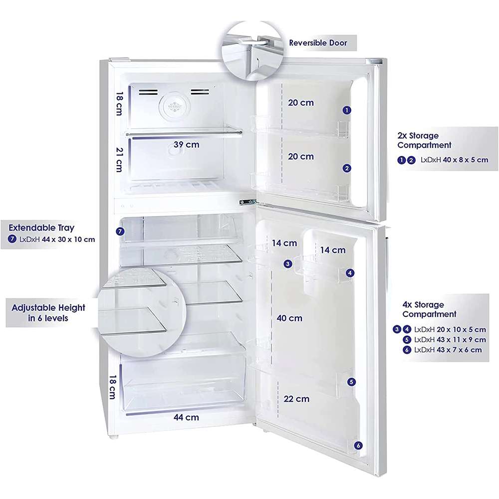 Super General Refrigerator Double Door 260 Liters SGR260 2