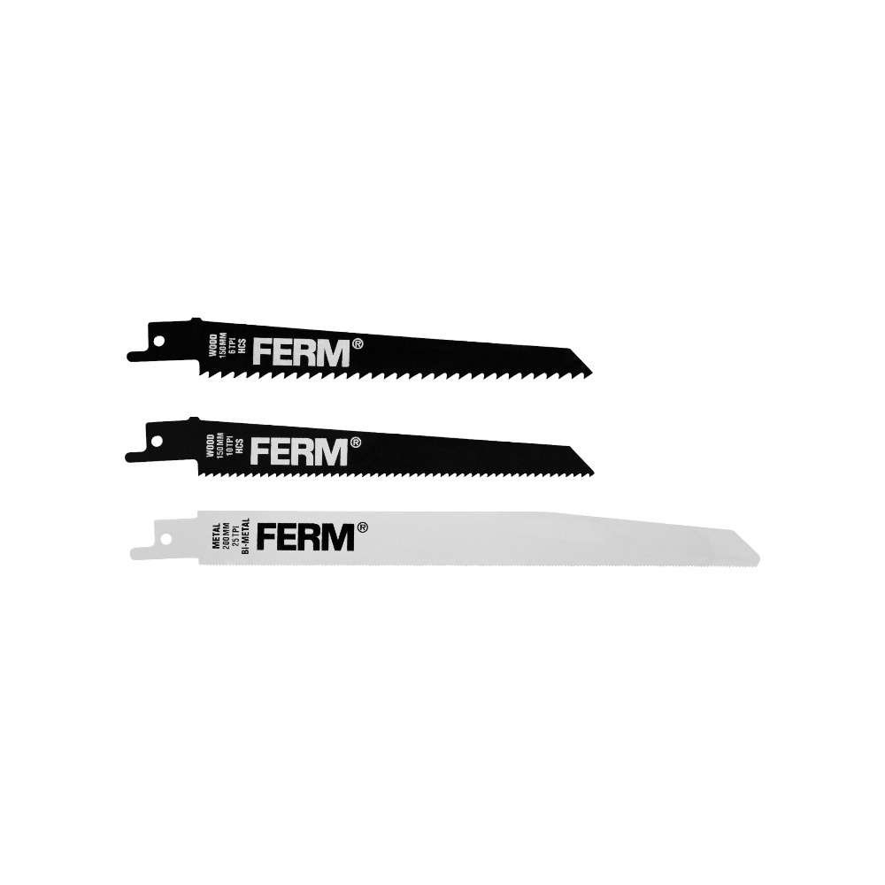 شفرة المنشار (Recipro) من فيرم (FERM) موديل (RSA1001) مكونة من تسع قطع 1