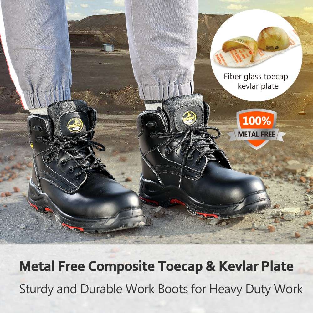 Safetoe M-8356RB EH SBP 18KV Composite Toe Electrical Insulated Safety Boots 13