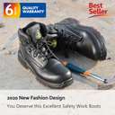 Safetoe M-8356RB EH SBP 18KV Composite Toe Electrical Insulated Safety Boots - 39 9