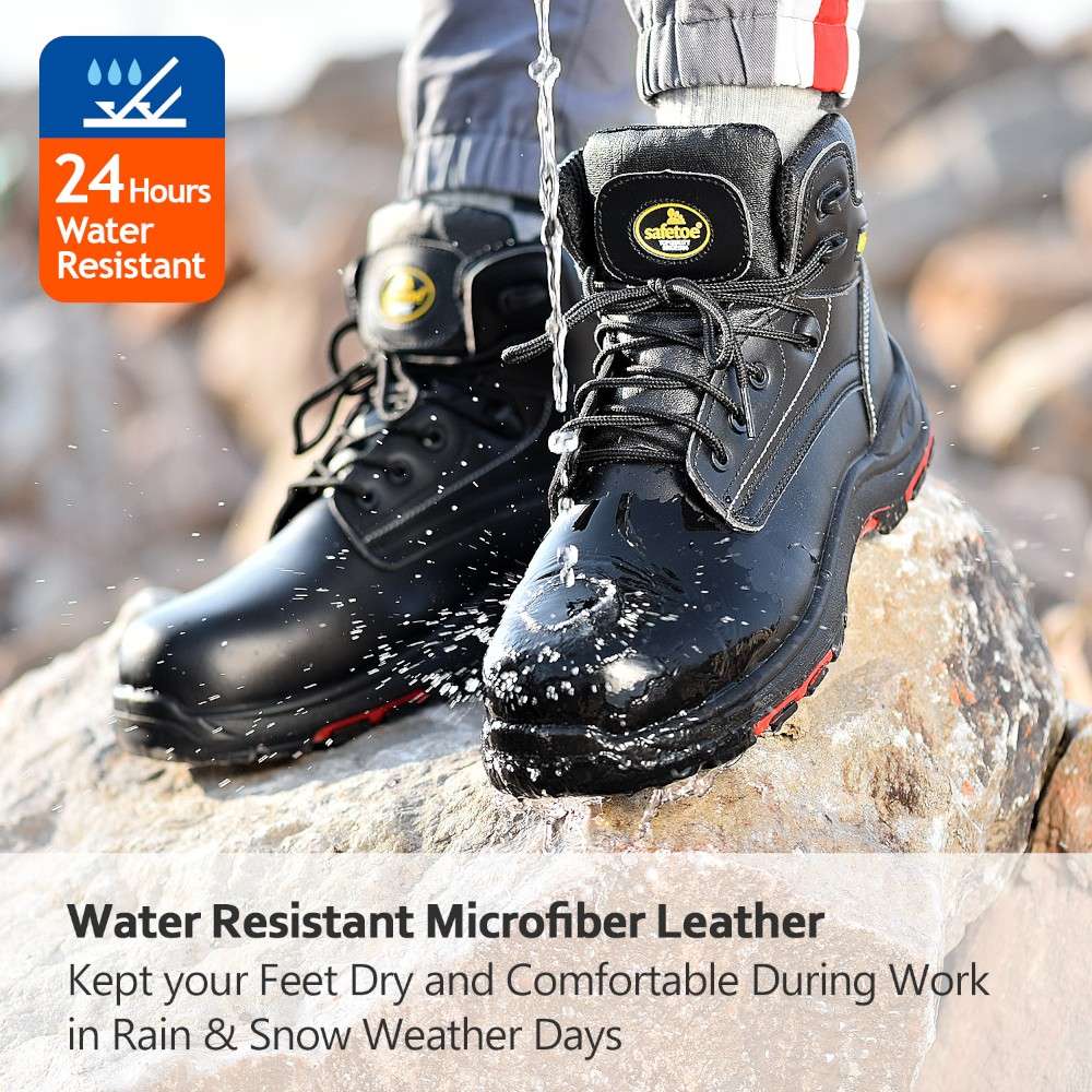 Safetoe M-8356RB EH SBP 18KV Composite Toe Electrical Insulated Safety Boots - 41 12