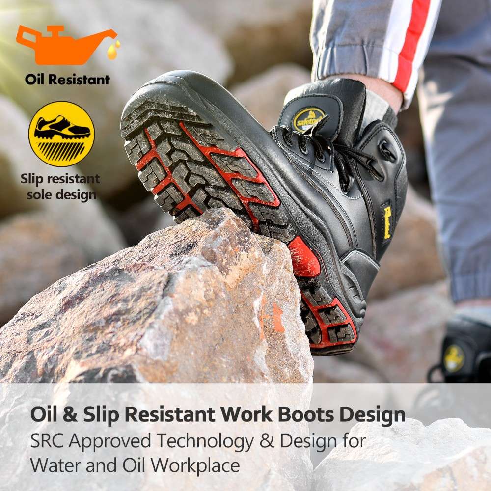 Safetoe M-8356RB EH SBP 18KV Composite Toe Electrical Insulated Safety Boots - 42 14