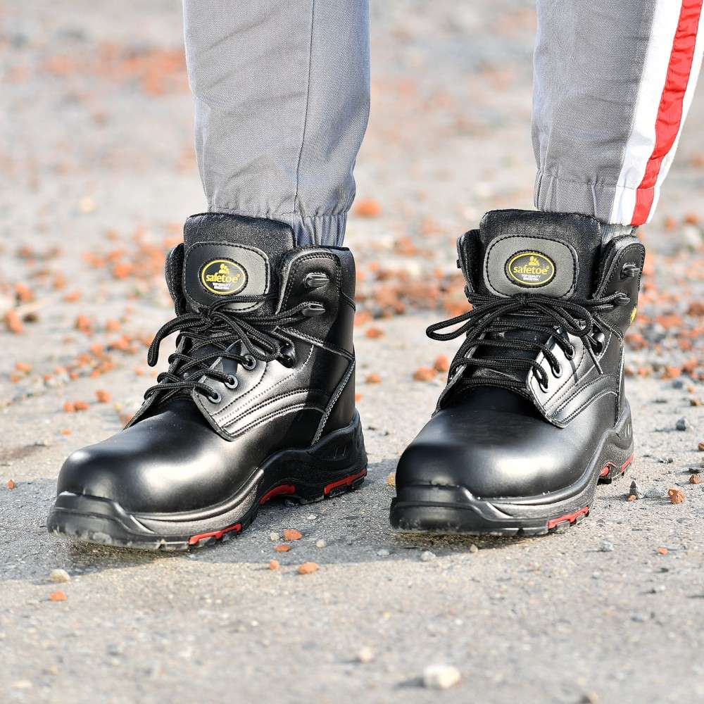 Safetoe M-8356RB EH SBP 18KV Composite Toe Electrical Insulated Safety Boots - 45 16