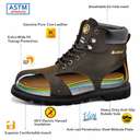 Safetoe M-8179 High Ankle Steel Toe Super Hiker Safety Shoes - 44 4