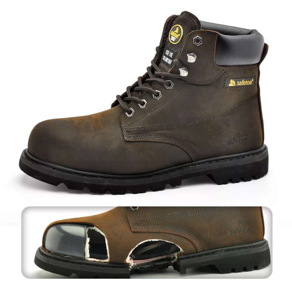 Safetoe M-8179 High Ankle Steel Toe Super Hiker Safety Shoes - 45 1