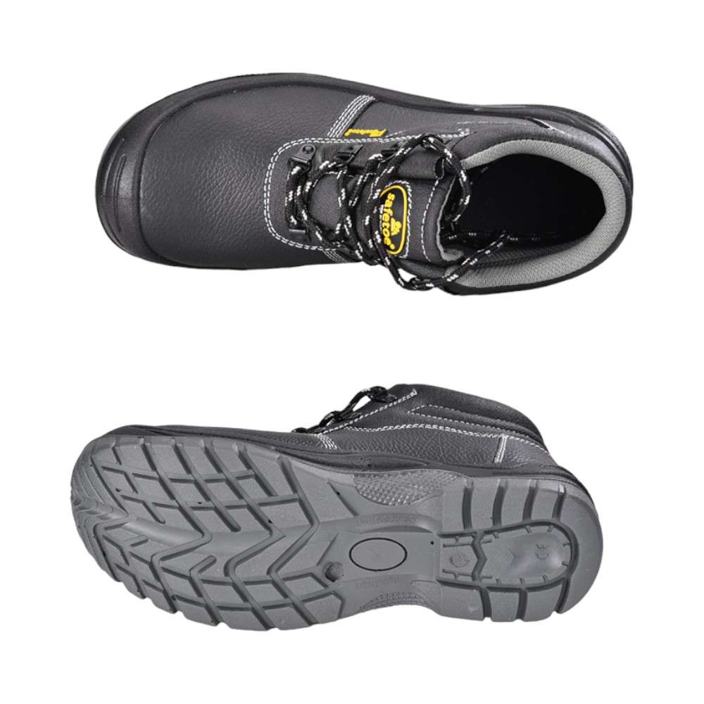 Safetoe M-8138 S1 SRC High Ankle Steel Toe Worker Safety Shoes - 41 7