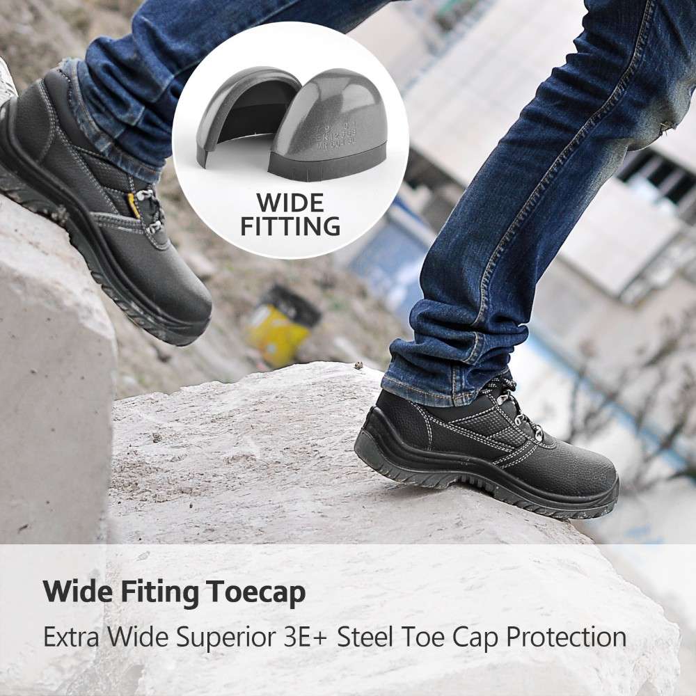 Safetoe L-7222 S3 SRC Low Ankle Steel Toe Run Safety Shoes 10