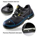 Safetoe L-7222 S3 SRC Low Ankle Steel Toe Run Safety Shoes - 40 14