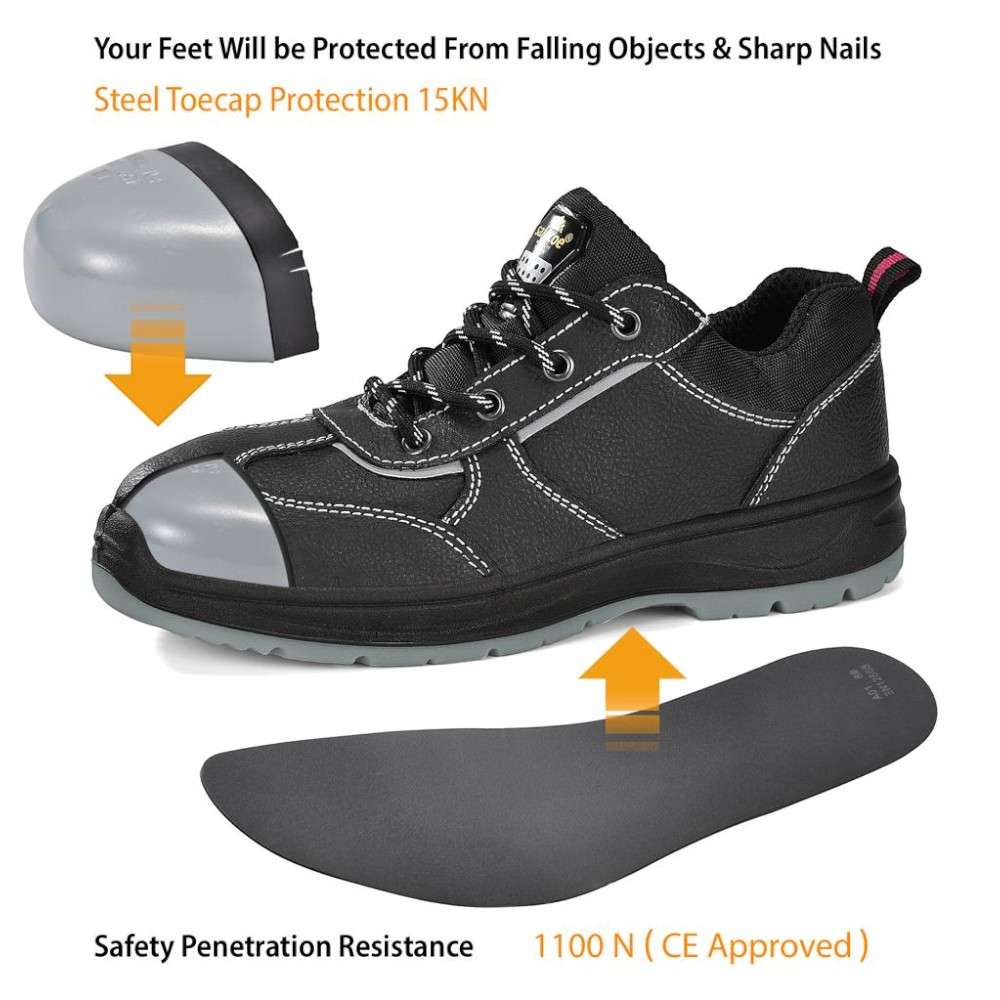 Safetoe L-7508W S3 SRC Steel Toe Women Sneakers Safety Shoes - 38 2