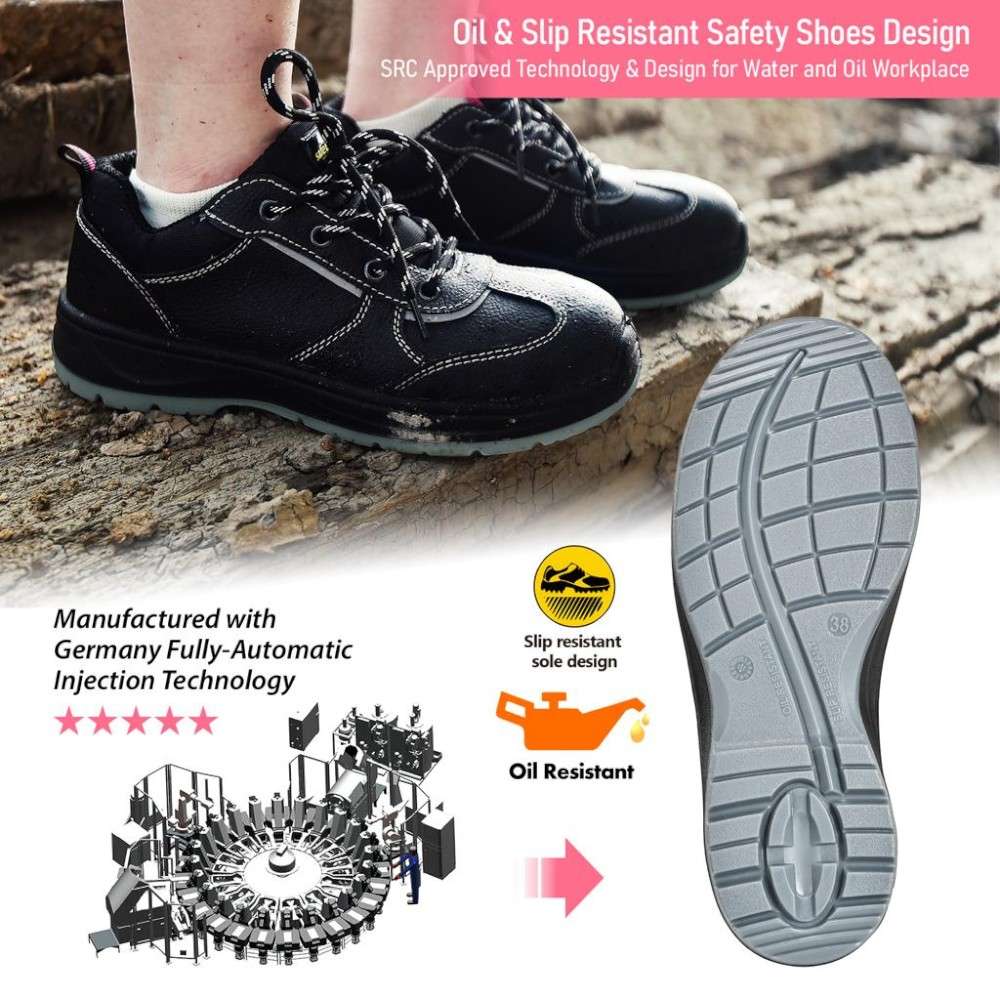 Safetoe L-7508W S3 SRC Steel Toe Women Sneakers Safety Shoes - 38 4