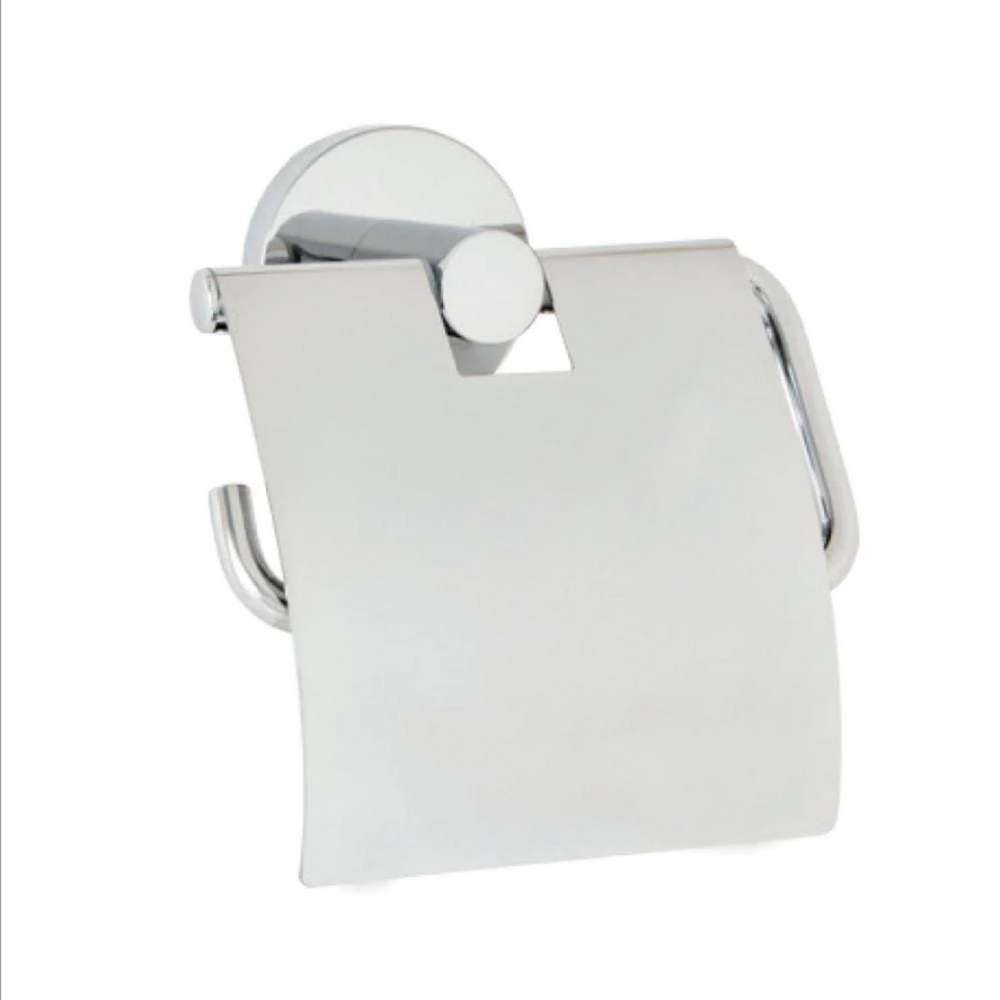 Milano Toilet Paper Holder With LidWall Mounted 0