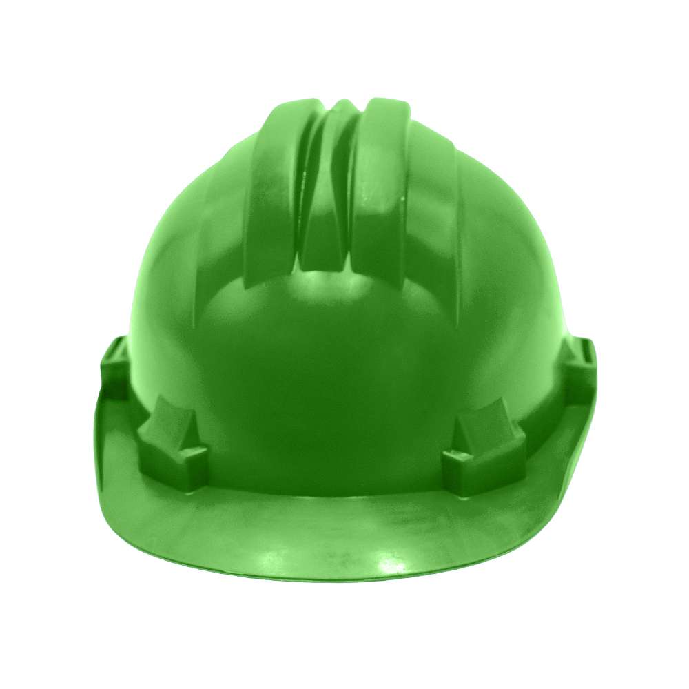 Safety Helmet Wheel Ratchet Green 1